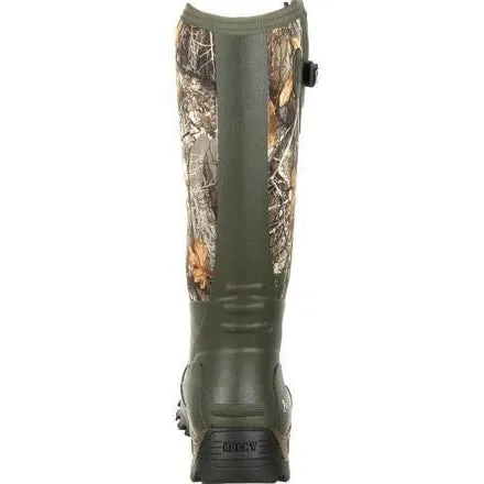 Rocky Men's Sport Pro Rubber 16" WP Side Zip Hunt Boot- Camo - RKS0383