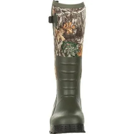 Rocky Men's Sport Pro Rubber 16" WP Side Zip Hunt Boot- Camo - RKS0383