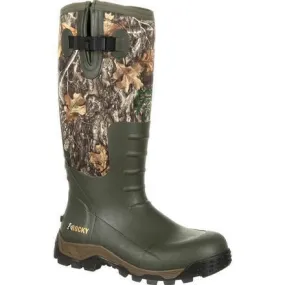 Rocky Men's Sport Pro Rubber 16" WP Side Zip Hunt Boot- Camo - RKS0383