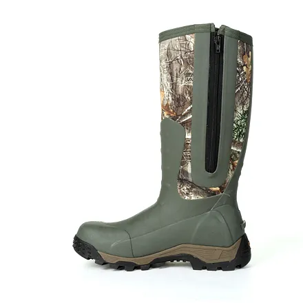 Rocky Men's Sport Pro Rubber 16" WP Side Zip Hunt Boot- Camo - RKS0383