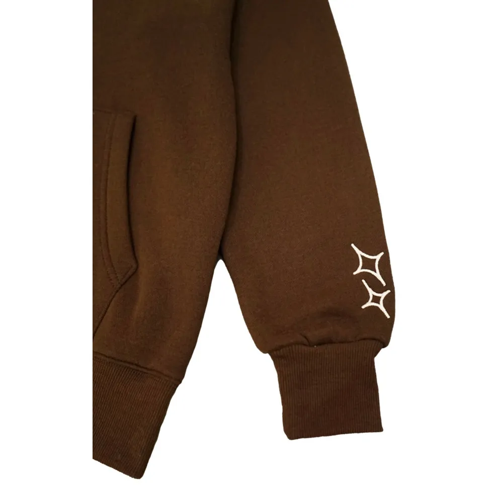 ROSEMAESE ROSEMAESE X FORKICKS ORIGINAL HOODIES-BROWN