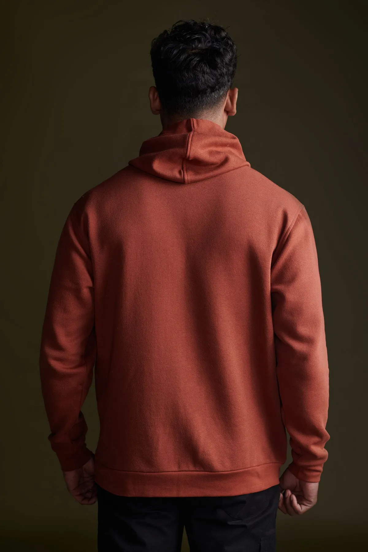 Rust Orange Hoodie