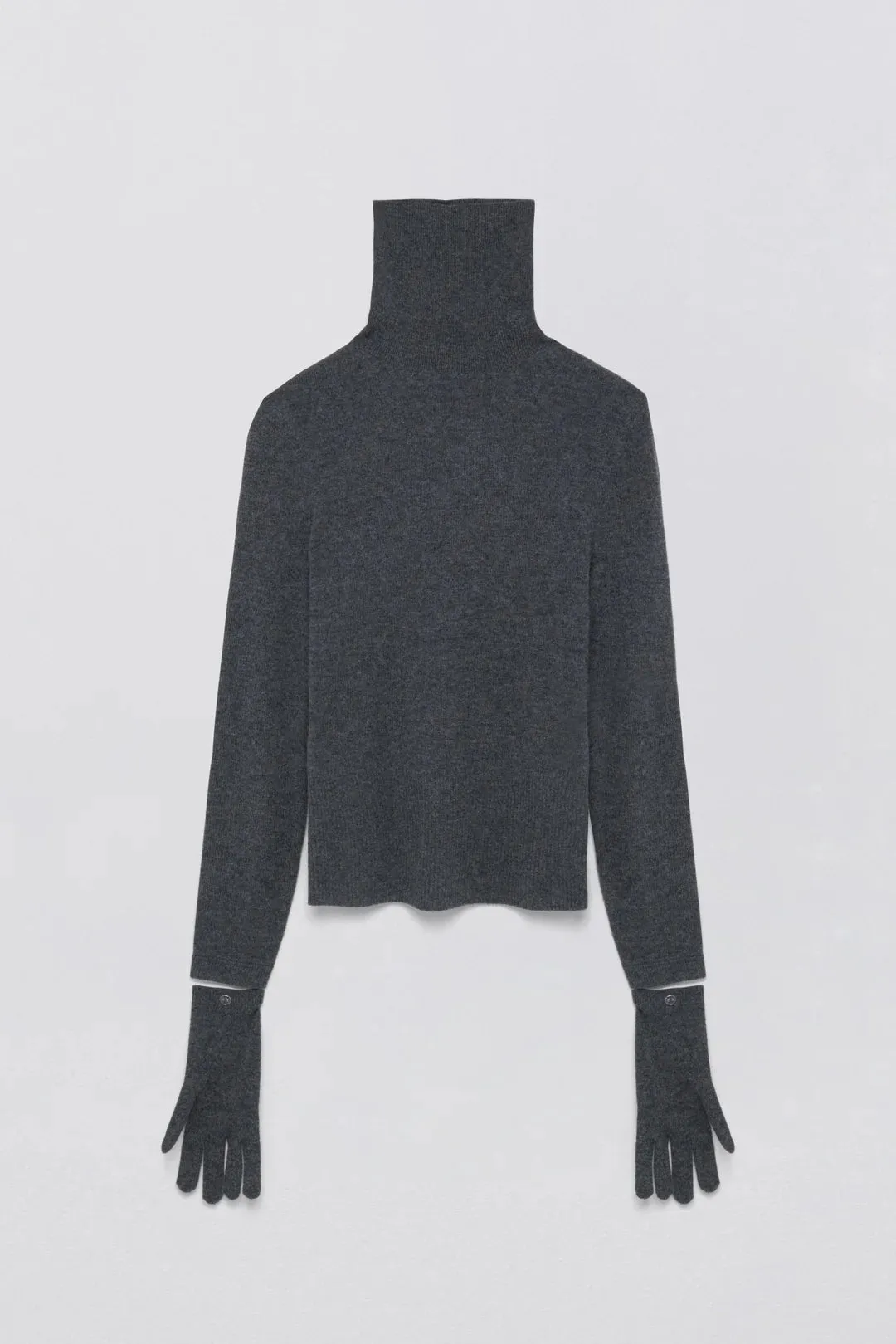 SIMKHAI Dita Gloved Turtleneck