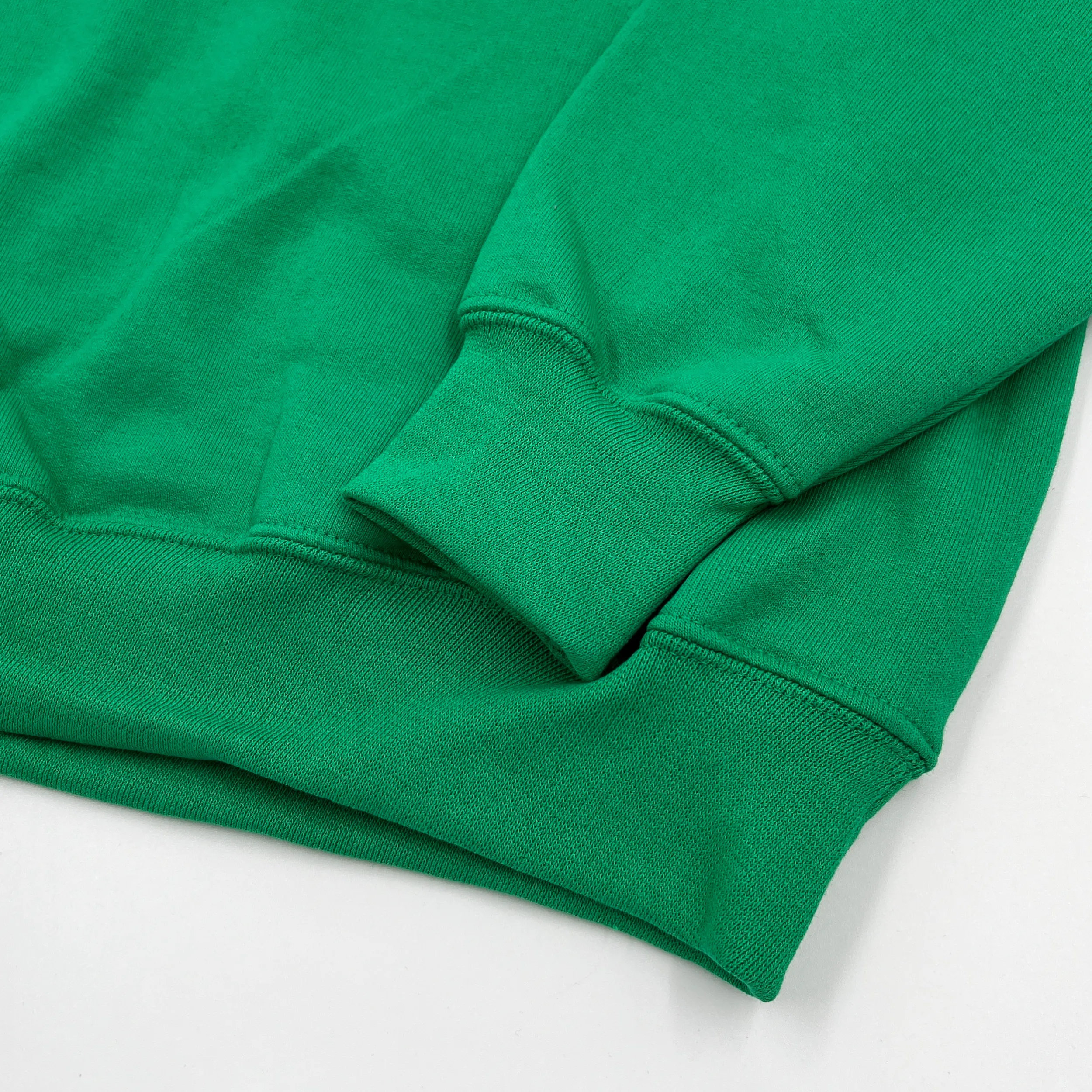 Smiley Face With Buffalo Wordmark Green Hoodie