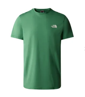 The North Face Simple Dome NF0A2TX5111 bottle green men's short sleeve t-shirt