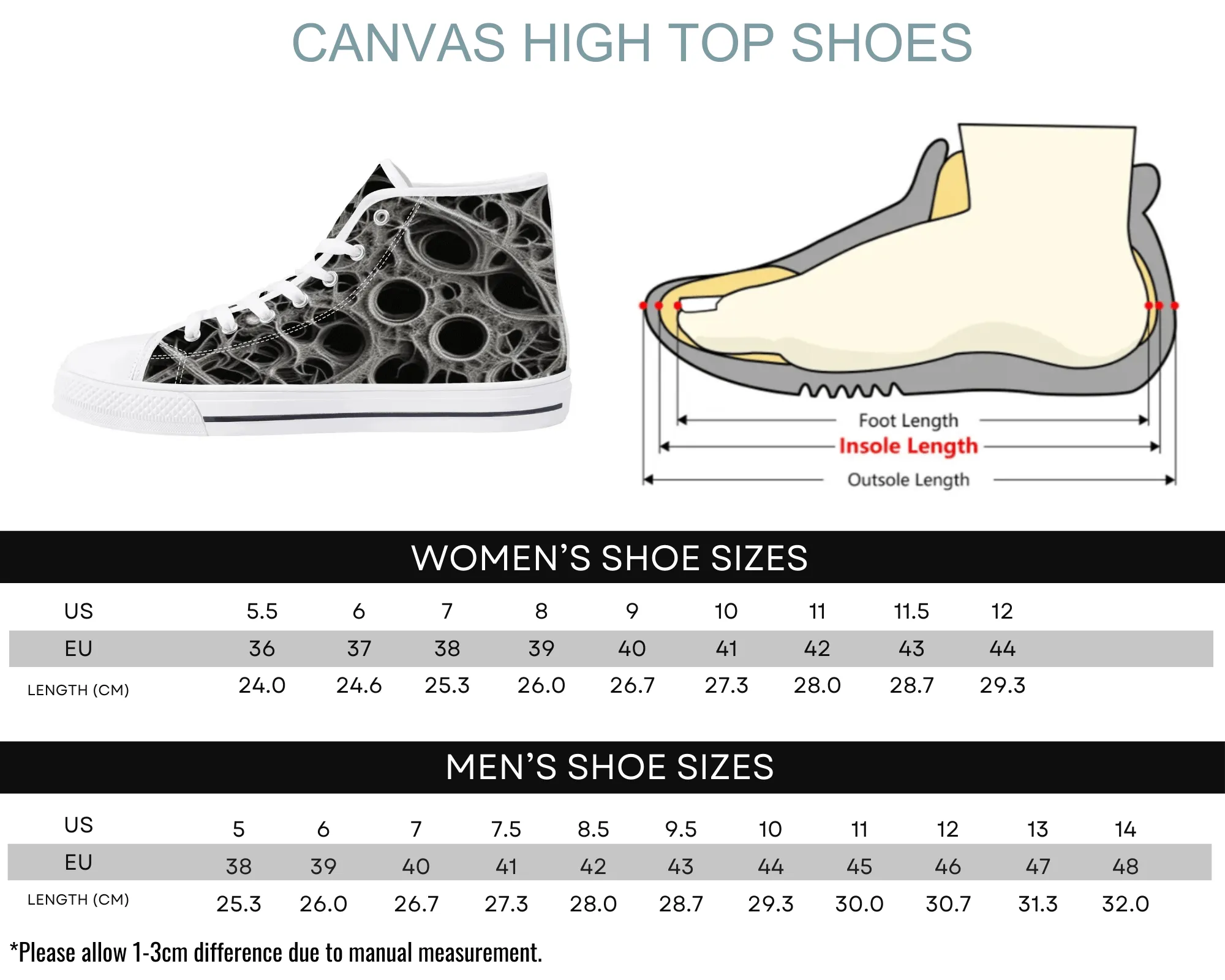 Tribal Stone High Tops